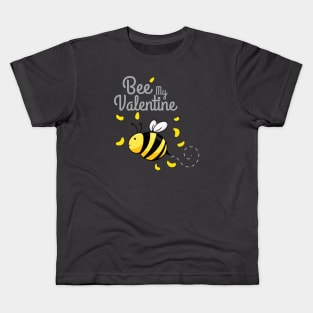 Bee my valentine Kids T-Shirt